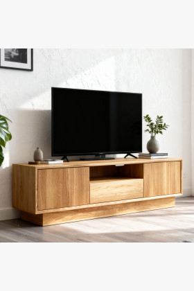 Massive Eichen TV-Kommode Oslo II 160 cm naturöl